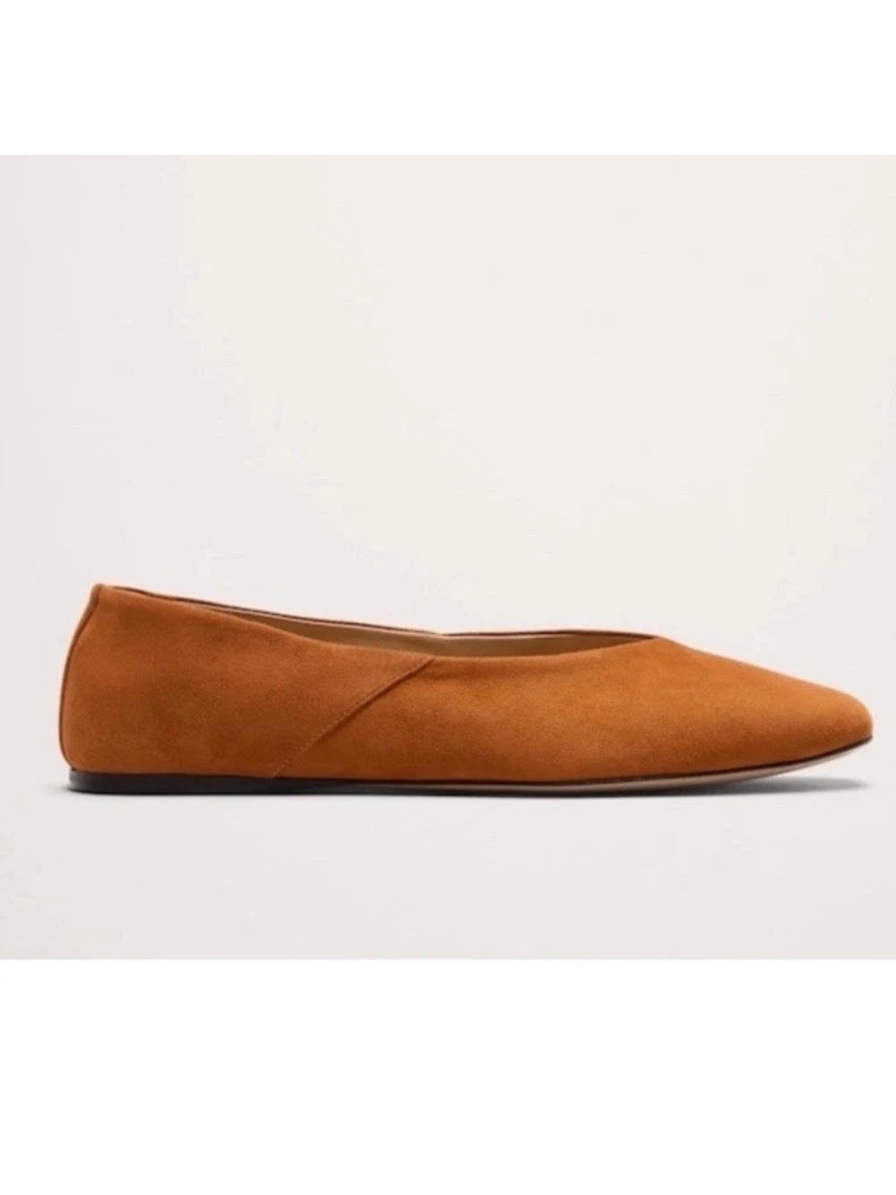 Banana Republic Ballerina Flats Suede Chestnut BNIB SOLD OUT